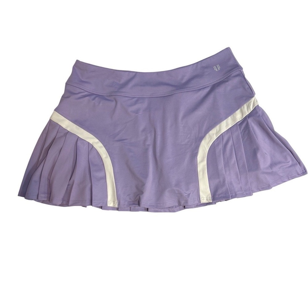 Eleven by‎ Venus Williams Purple Pleated Tennis Skort Skirt Womens Medium USA XL